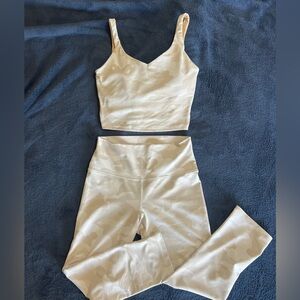 Old Navy Active PowerSoft 2-Piece Workout Set | Neutral Camo | M